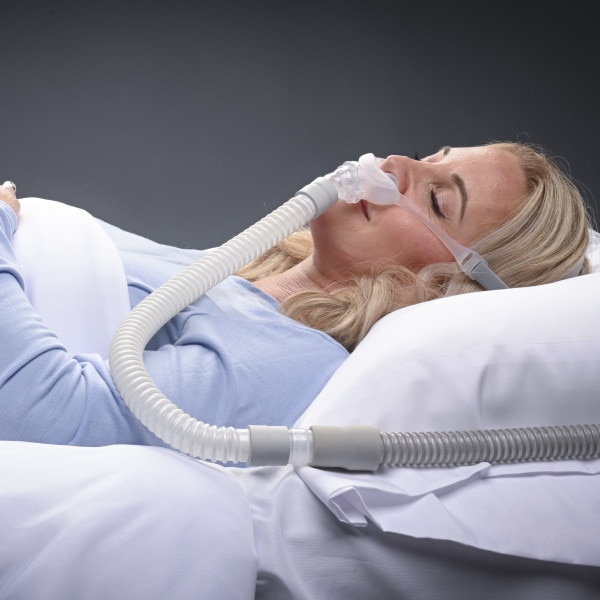 Woman Wearing Delta Wave Mask